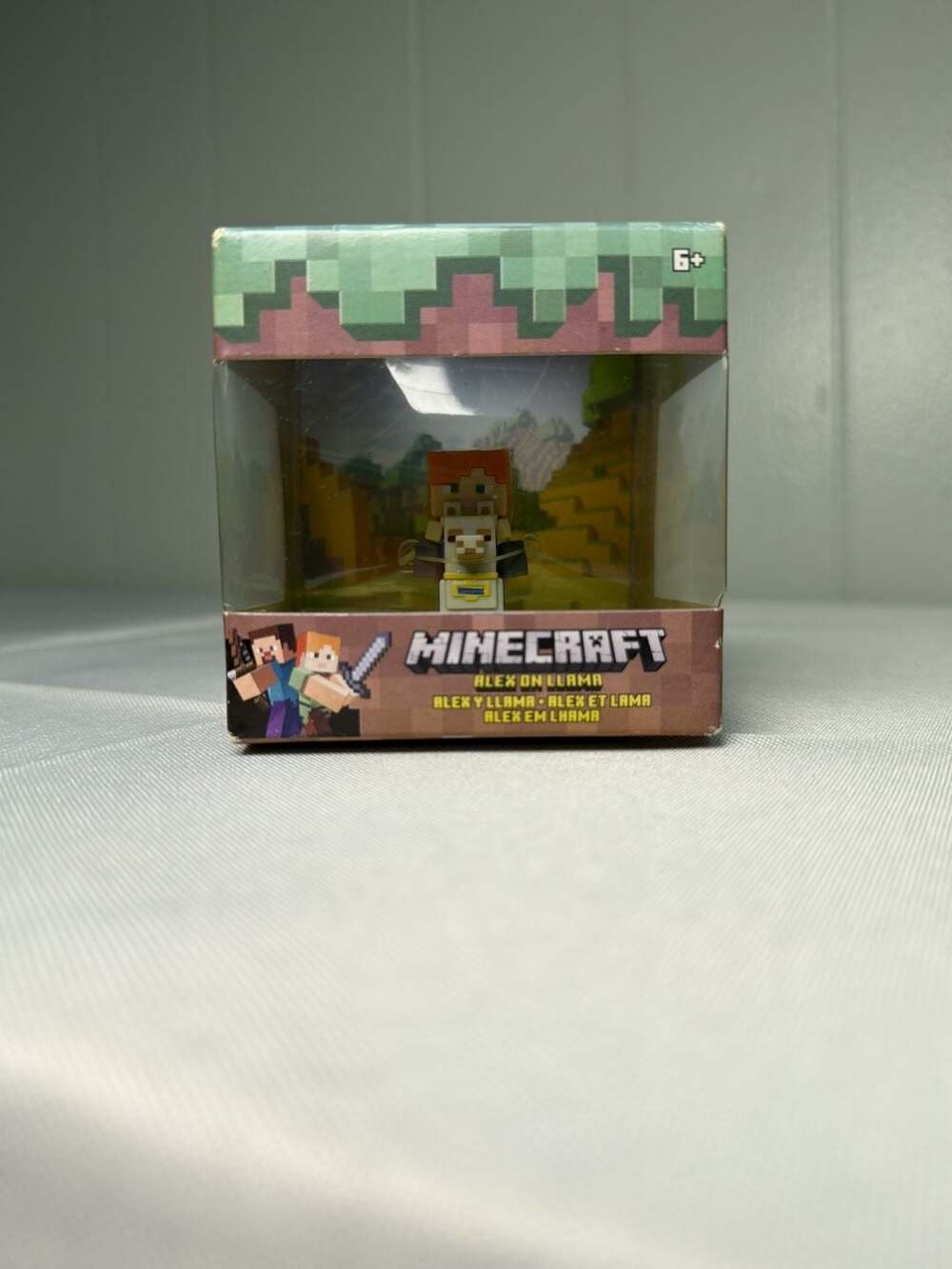 Mattel Minecraft Alex On Llama Mini Figure